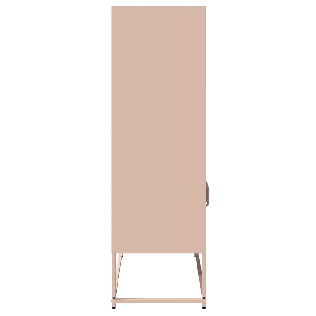 Skříň Highboard 68X39X123 Cm Ocel