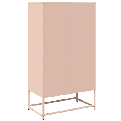 Skříň Highboard 68X39X123 Cm Ocel