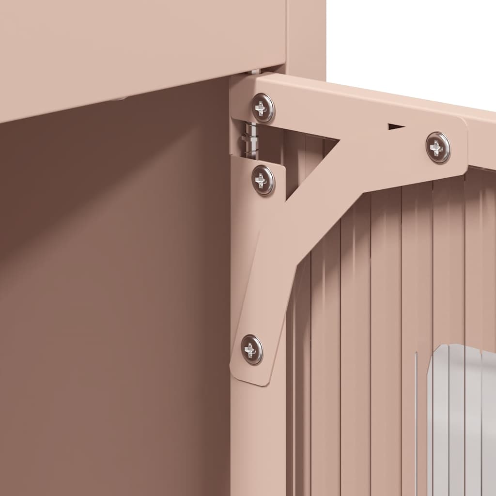 Skříň Highboard 68X39X123 Cm Ocel