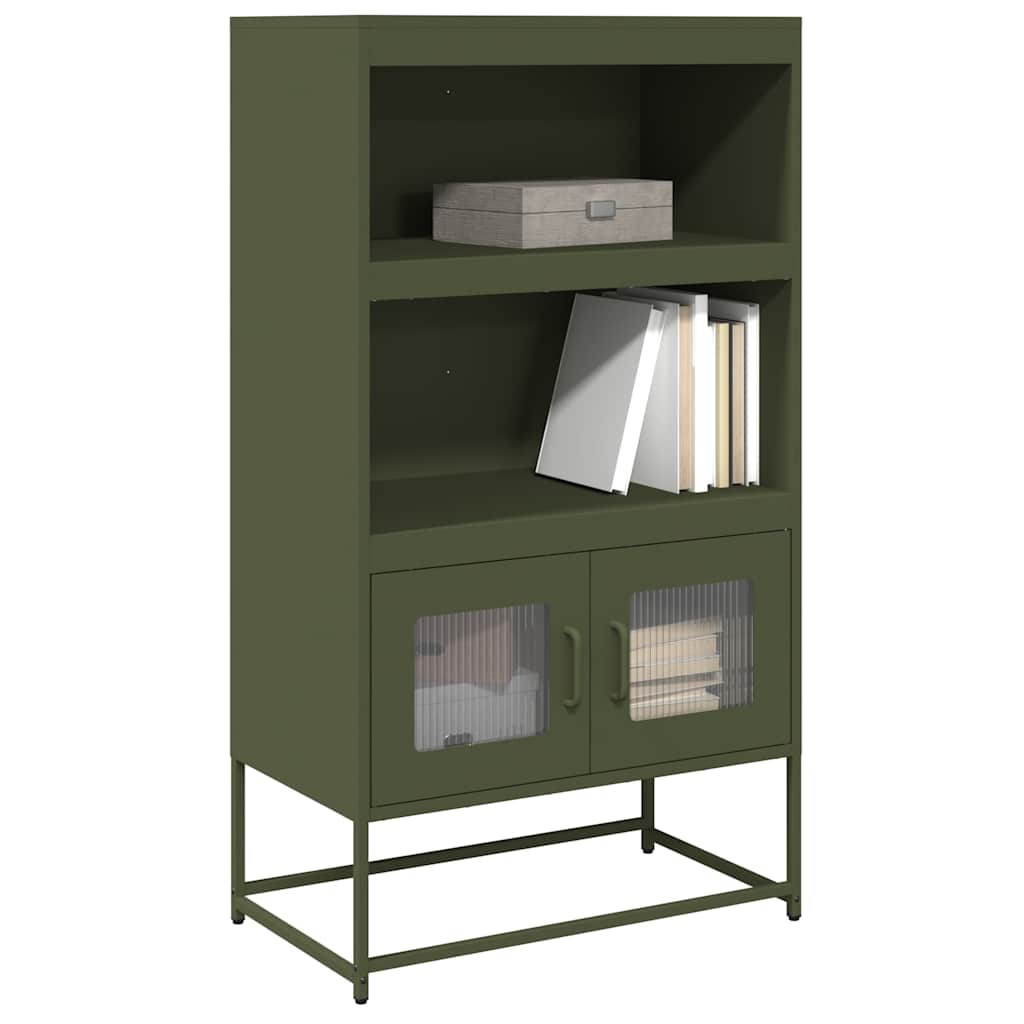 Skříň Highboard 68X39X123 Cm Ocel