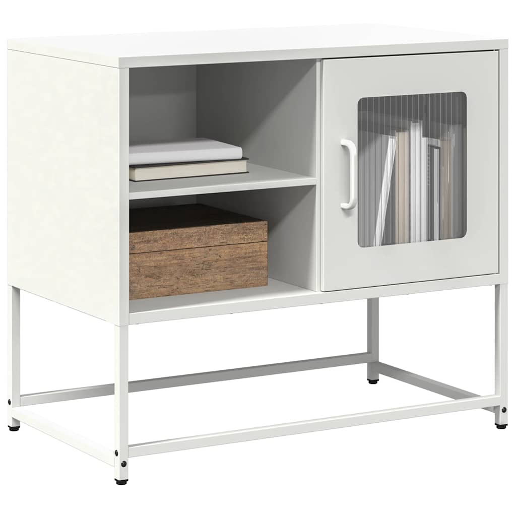 Tv Skříňka Černá 68 X 39 X 60,5 Cm Ocel