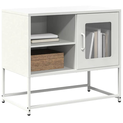 Tv Skříňka Černá 68 X 39 X 60,5 Cm Ocel