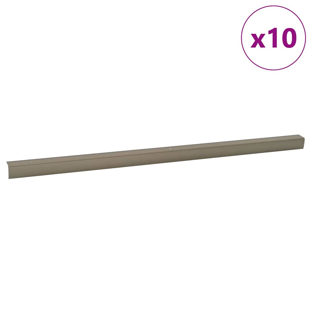 Schodové Hrany 10 Ks Champagne 67 X 3.5 X 3 Cm Hliník