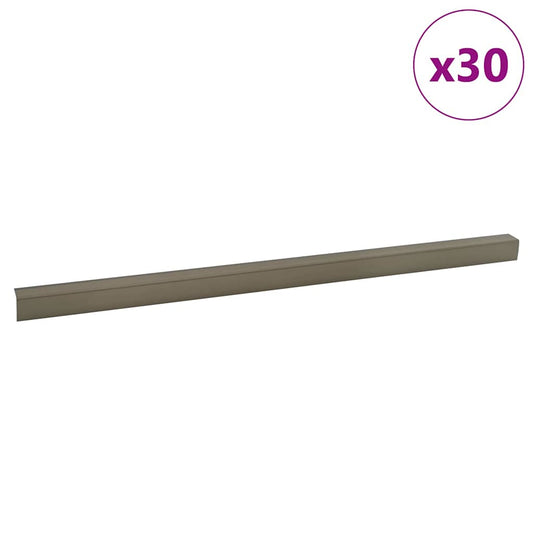 Schodové Hrany 30 Ks Champagne 67 X 3.5 X 3 Cm Hliník