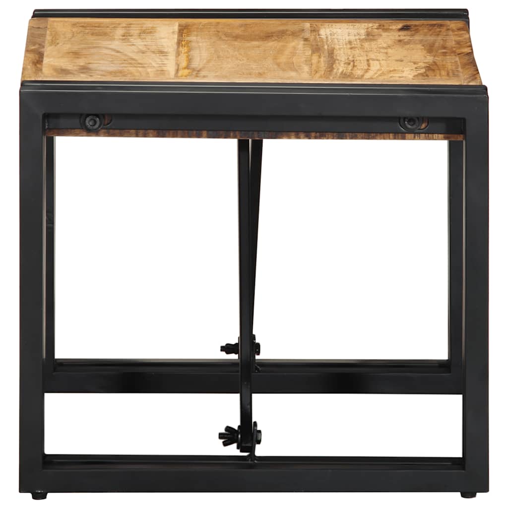 Konferenční Stolek Masivní Surové Dřevo Mango