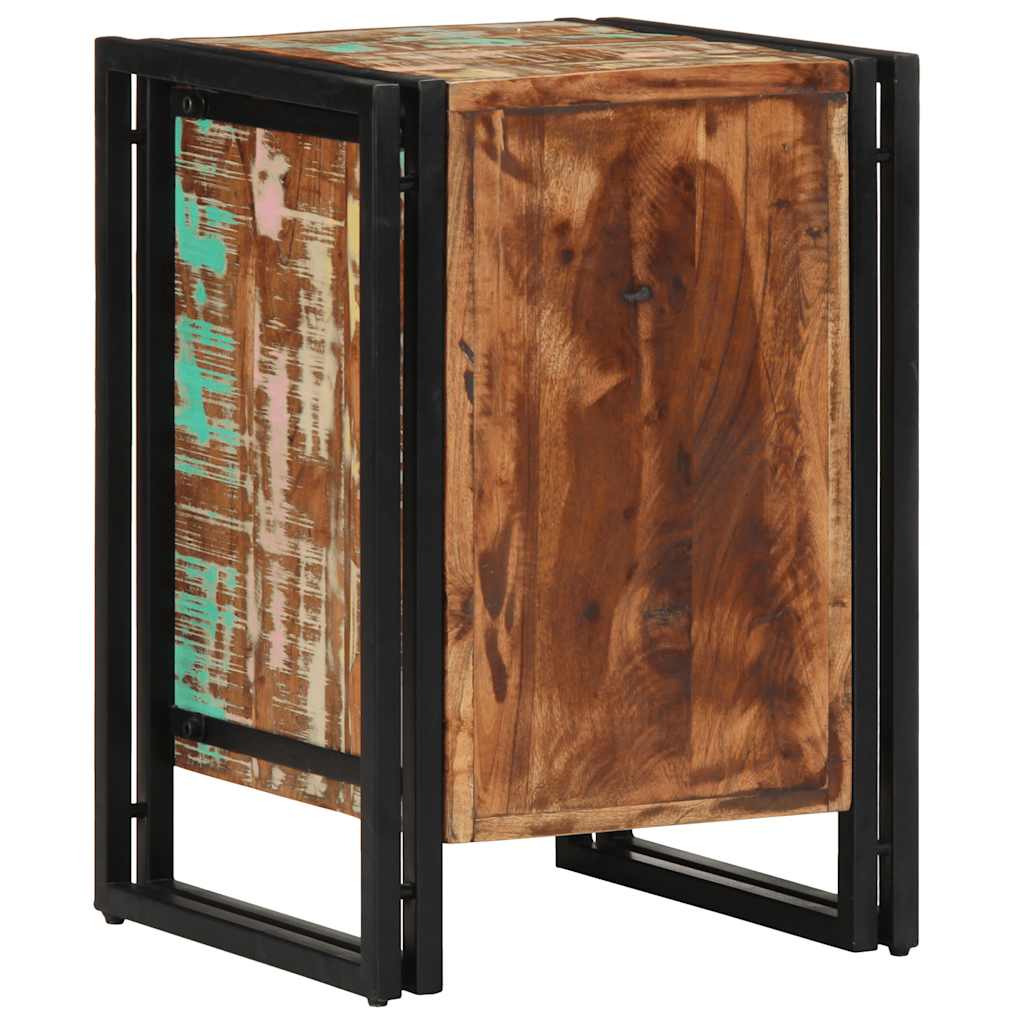 Noční Stolek 40X40X59 Cm Masivní Dřevo Recyklované