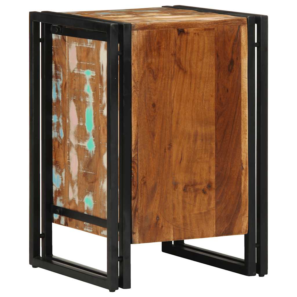 Noční Stolek 40X40X59 Cm Masivní Dřevo Recyklované