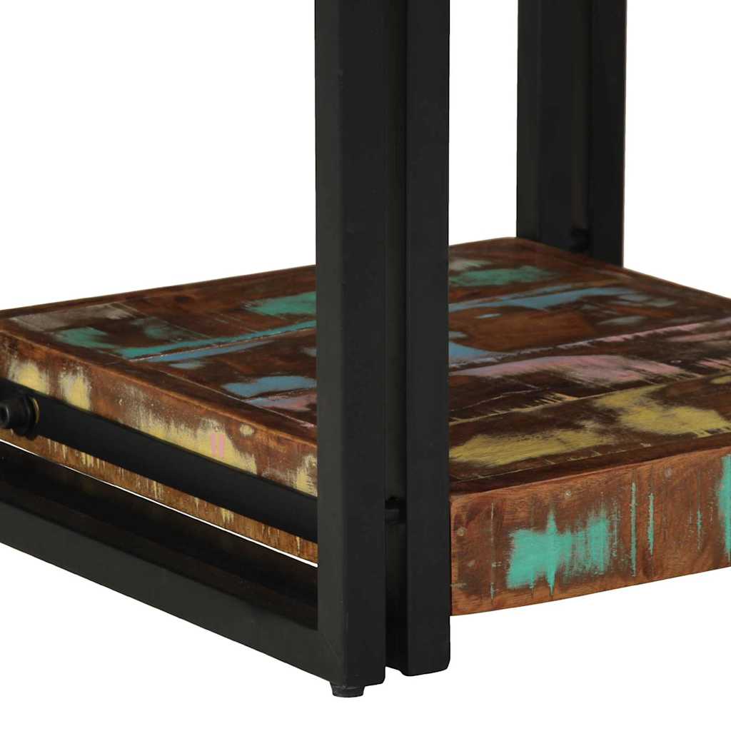 Noční Skříňka 40 X 40 X 50 Cm Masivní Obnovované Dřevo