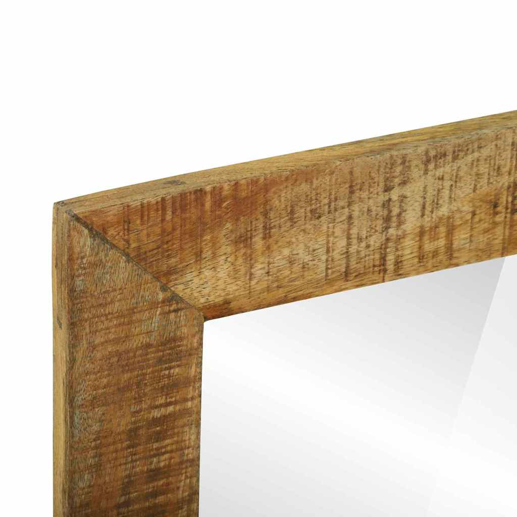 Koupelnové Zrcadlo Hnědá 50 X 22 X 70 Cm Masivní Mangové Dřevo