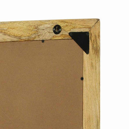 Koupelnové Zrcadlo Hnědá 50 X 22 X 70 Cm Masivní Mangové Dřevo