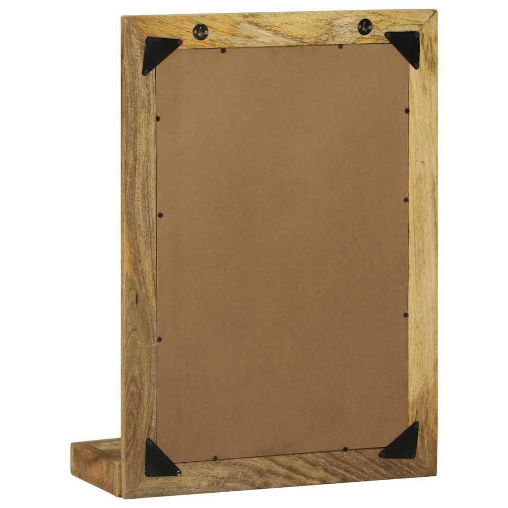 Koupelnové Zrcadlo Hnědá 50 X 22 X 70 Cm Masivní Mangové Dřevo