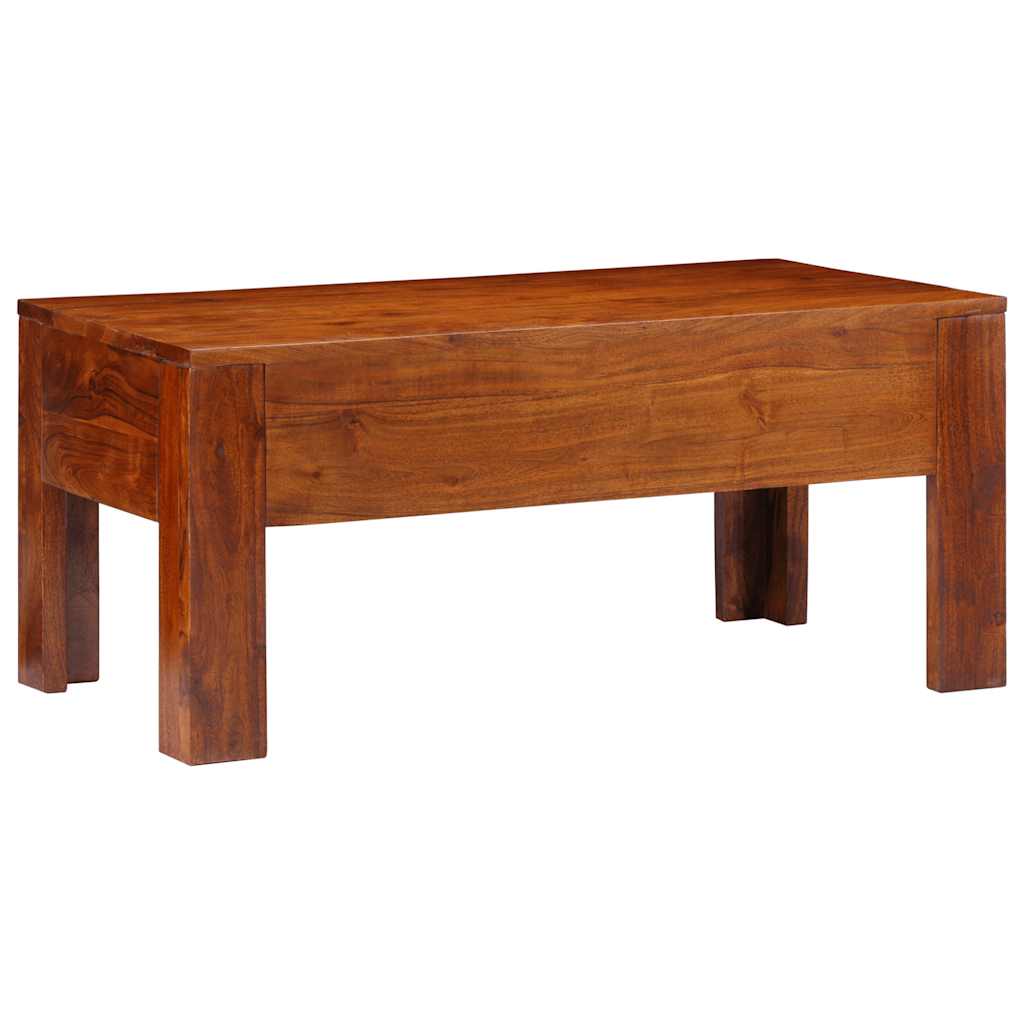 Konferenční Stolek 90 X 50 X 40 Cm Masivní Akáciové Dřevo