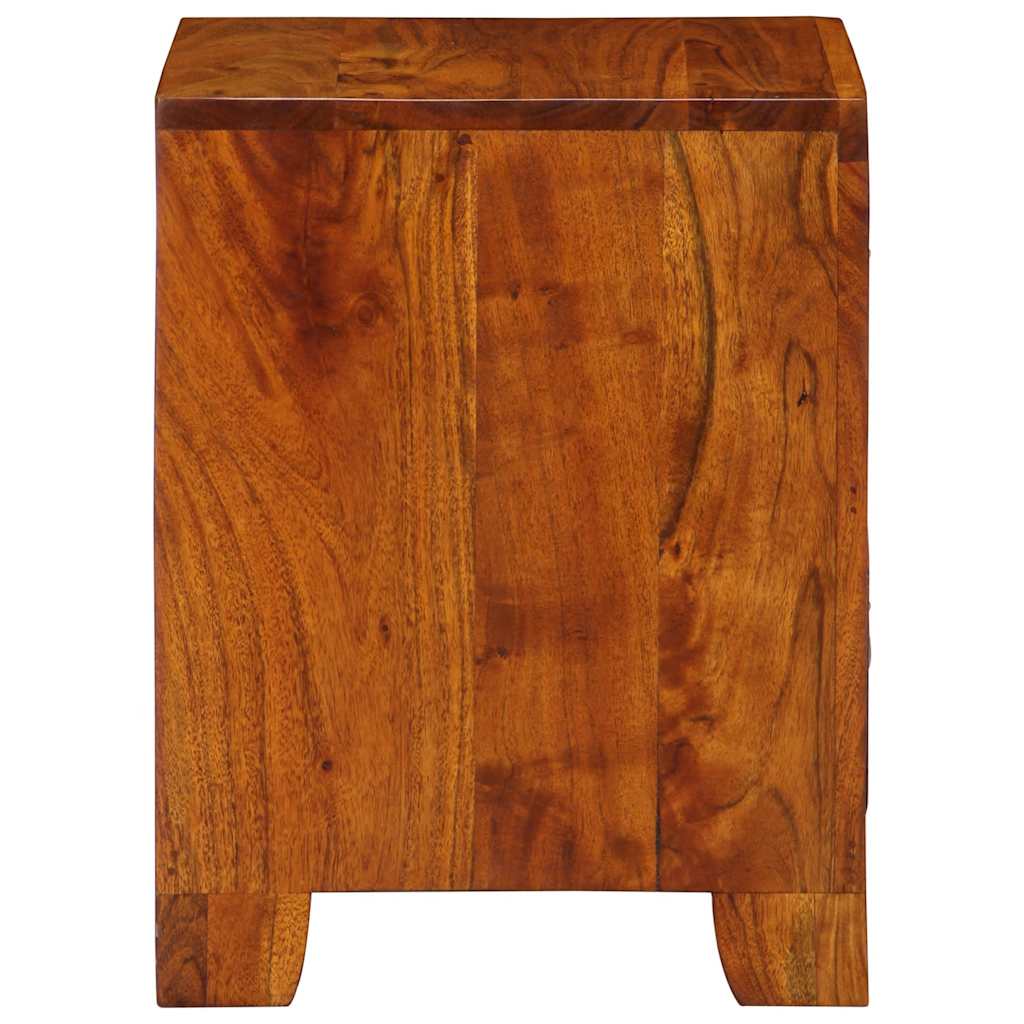 Noční Stolky 2 Ks 35X35X45 Cm Masivní Akáciové Dřevo