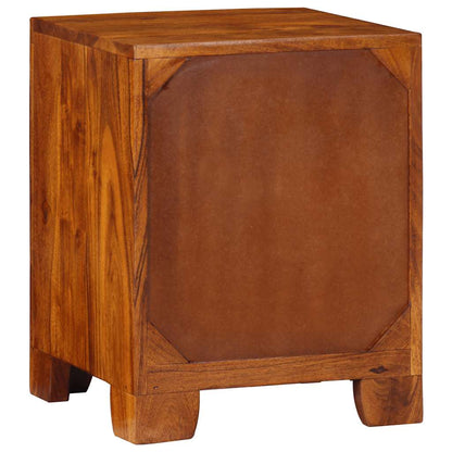 Noční Stolky 2 Ks 35X35X45 Cm Masivní Akáciové Dřevo