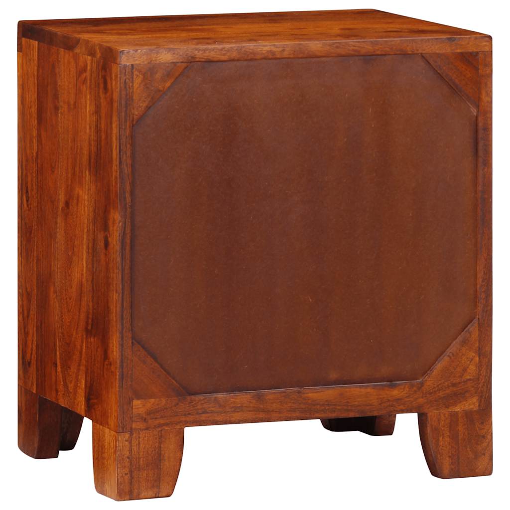 Noční Stolky 2 Ks 40X30X45 Cm Masivní Akáciové Dřevo