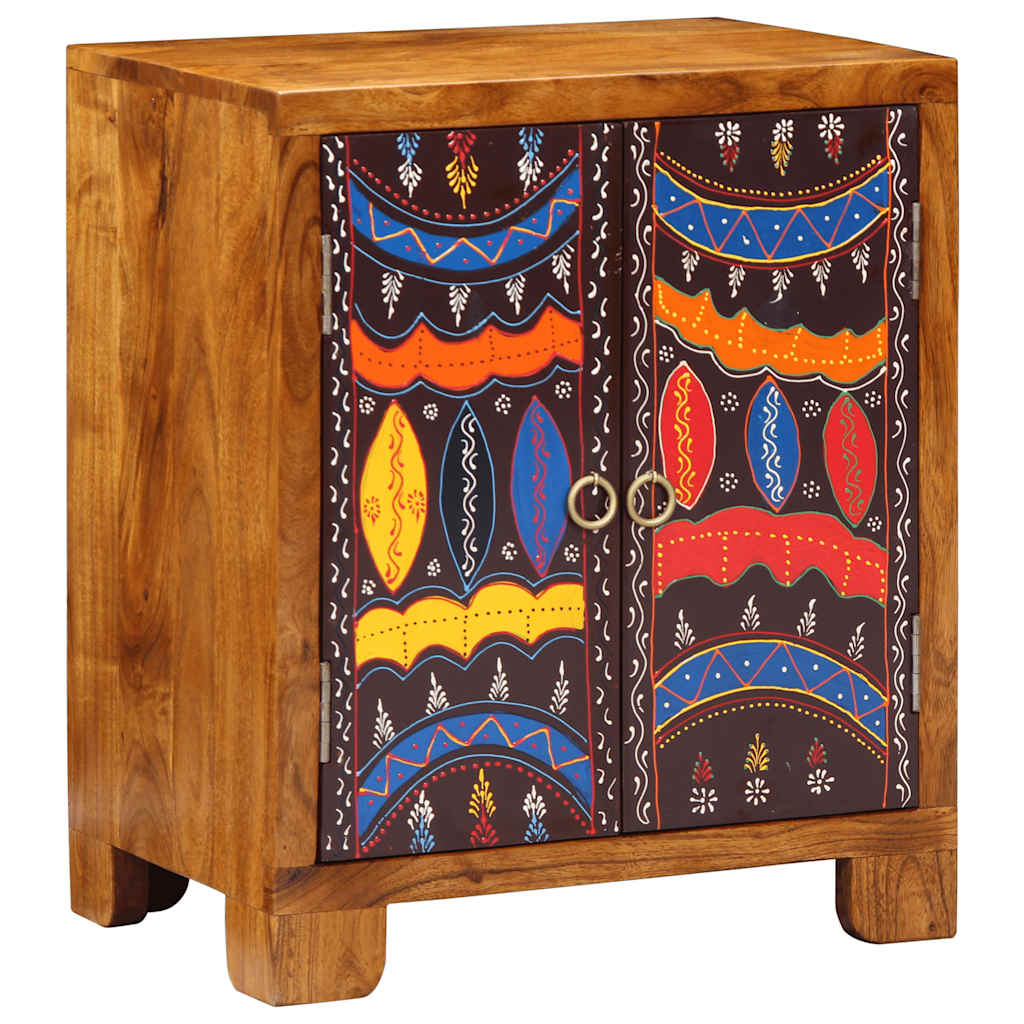 Příborník Multicolour 50X35X60 Masivní Dřevo Akácie