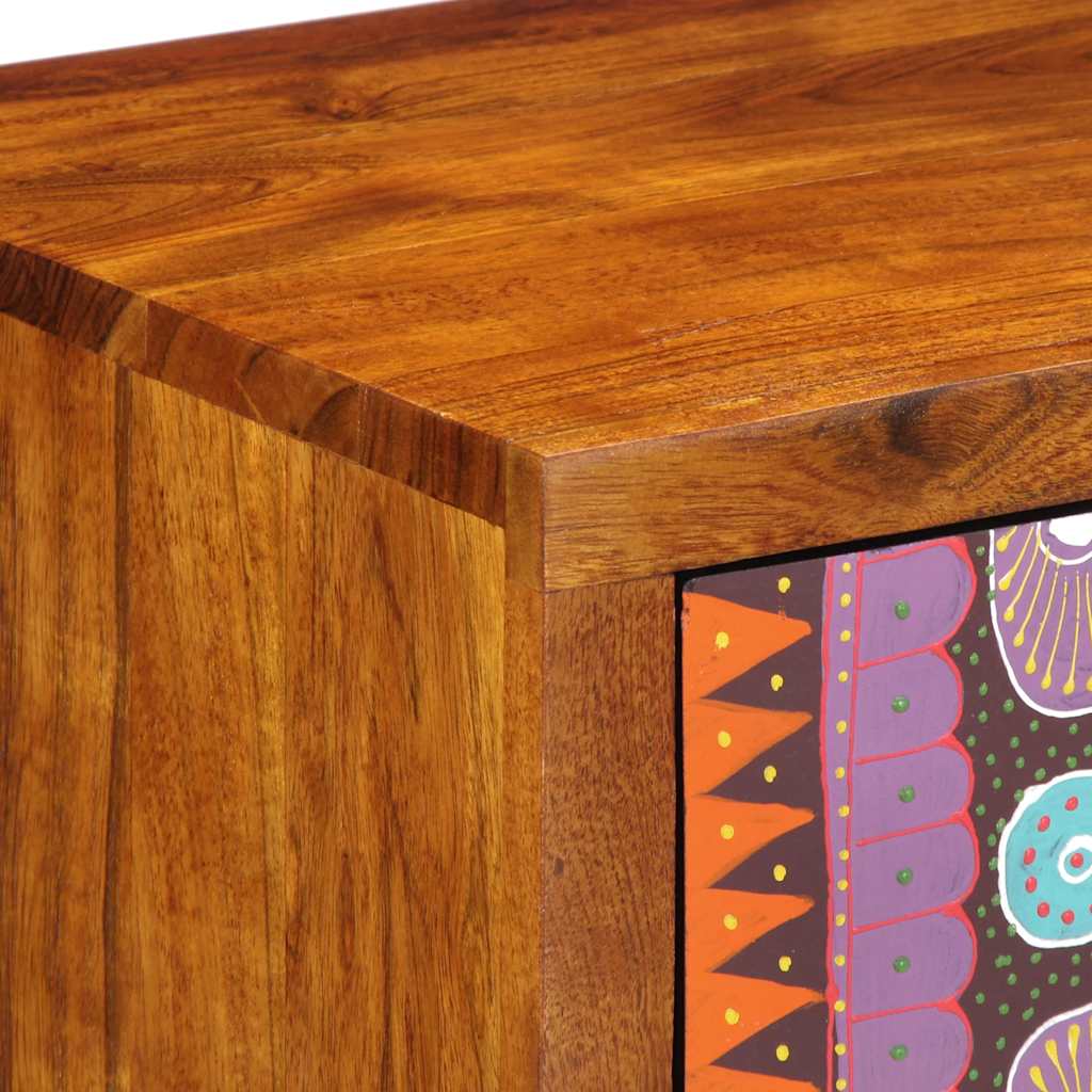 Příborník Multicolour 50X35X60 Masivní Dřevo Akácie