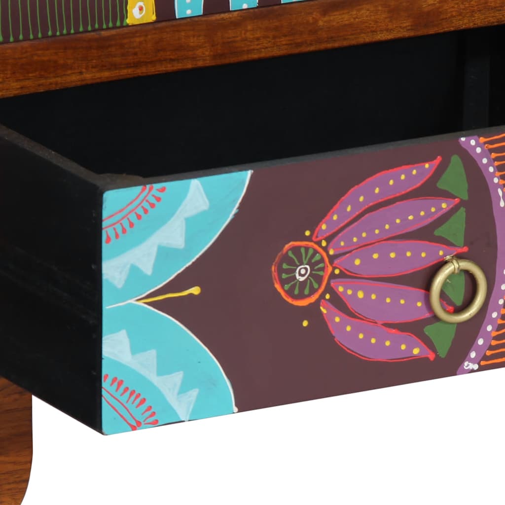 Příborník Multicolour 50X35X60 Masivní Dřevo Akácie