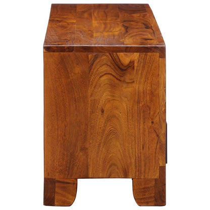 Tv Skříňka Multicolour 110X30X40 Masivní Dřevo Akácie