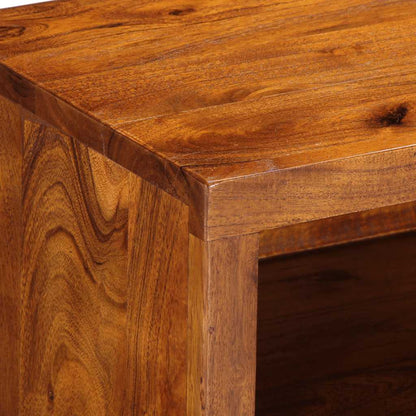 Tv Skříňka Multicolour 110X30X40 Masivní Dřevo Akácie