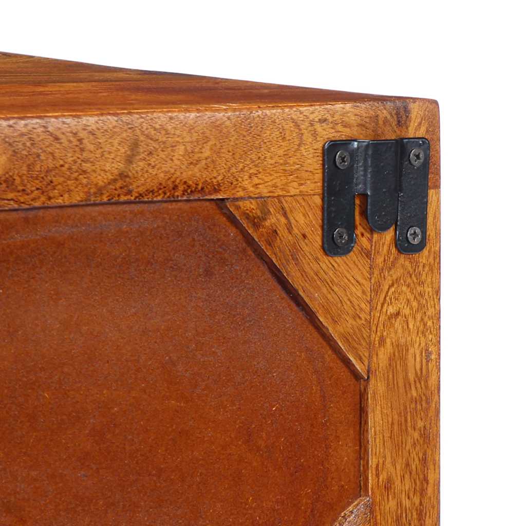 Nástěnná Tv Skříňka Multicolour 100X30X22 Masivní Dřevo Akácie