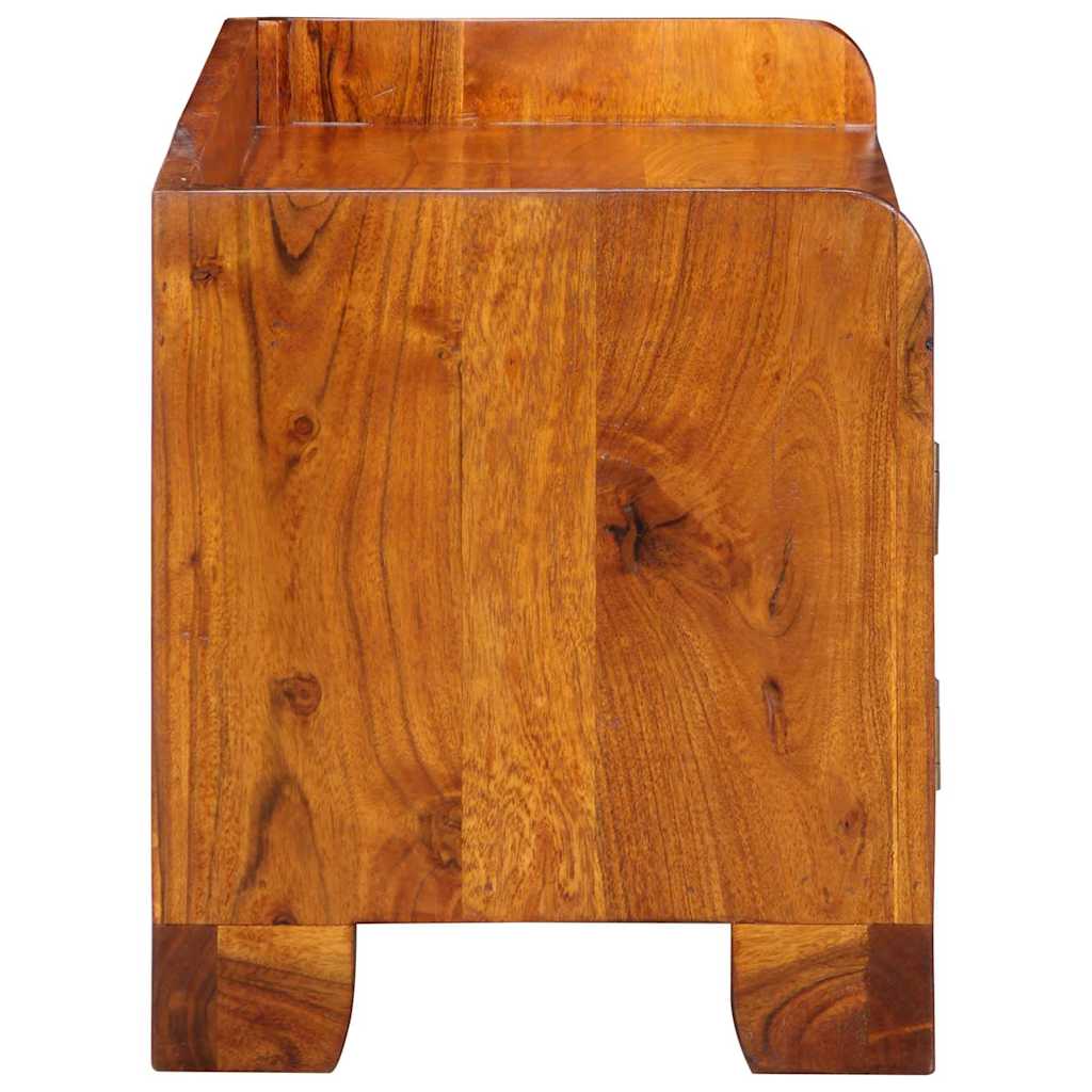 Skříň Na Obuv Vícebarevný 90 X 35 X 40 Cm Masivní Akátové Dřevo