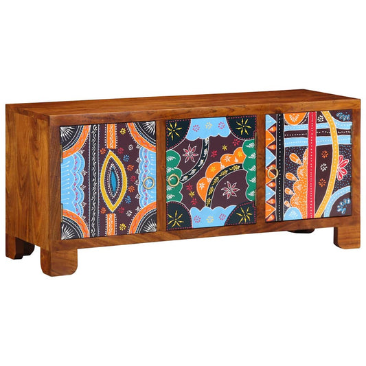 Lavička Na Boty S Úložištěm Medová Hnědá 100 X 35 X 45 Cm