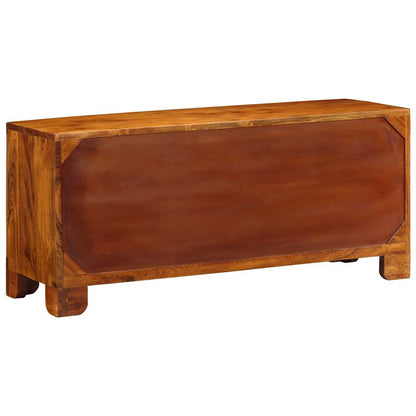 Lavička Na Boty S Úložištěm Medová Hnědá 100 X 35 X 45 Cm