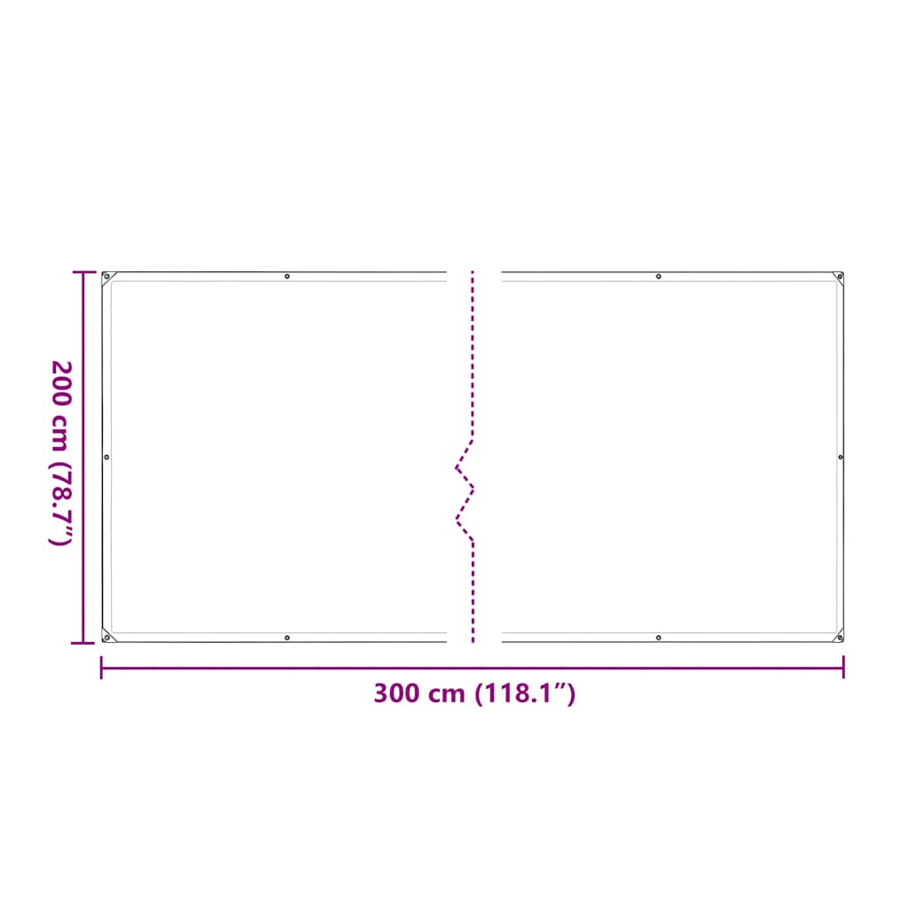 Čirá Plachta S Oky 2X3 M Polyethylen