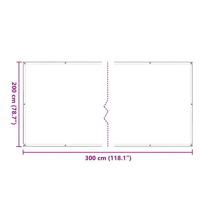 Čirá Plachta S Oky 2X3 M Polyethylen
