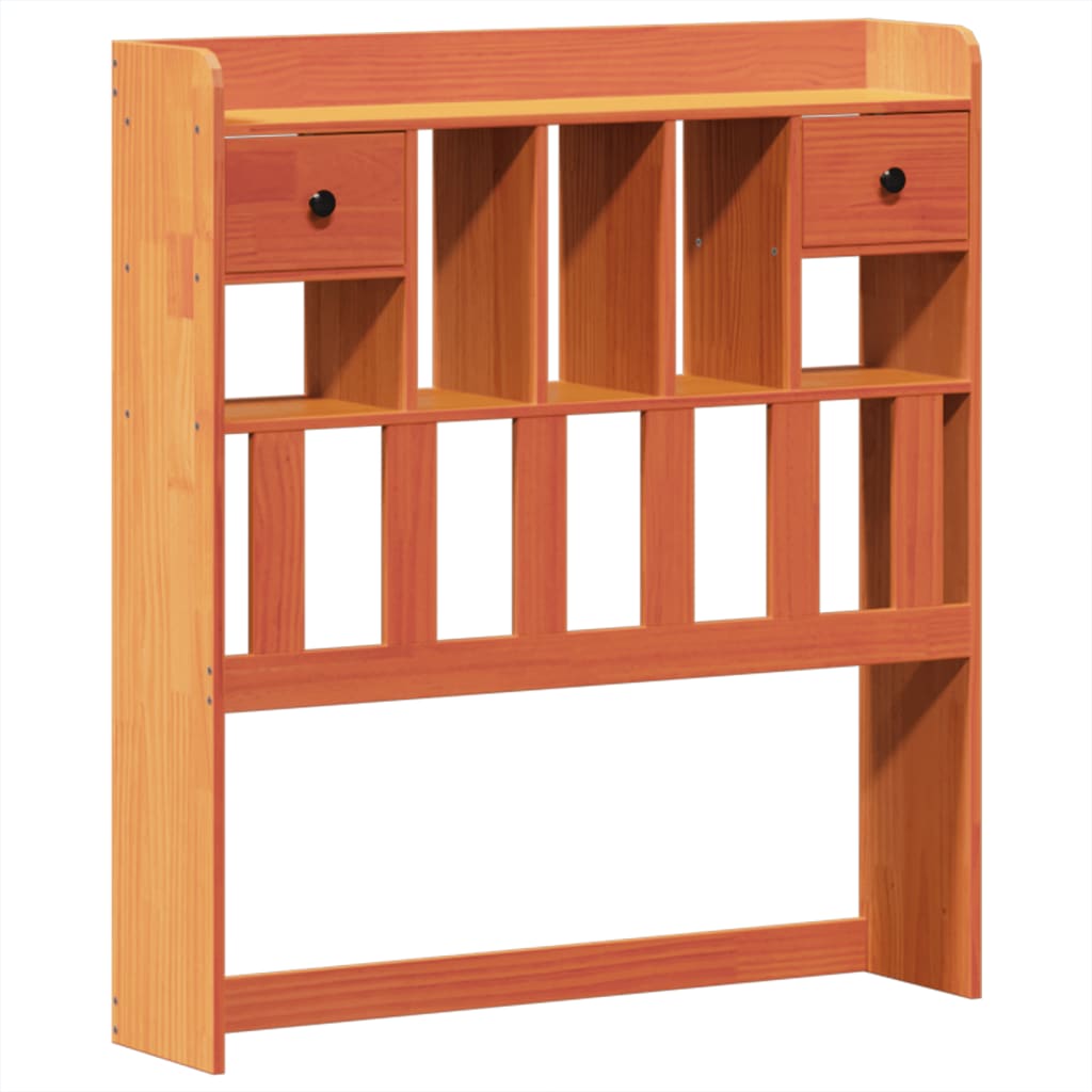 Postel Bez Matrace Voskově Hnědá 75 X 190 Cm Masivní Borovice