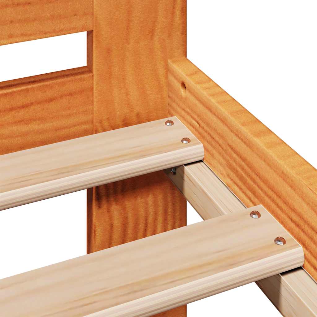 Postel Bez Matrace Masivní Borovice