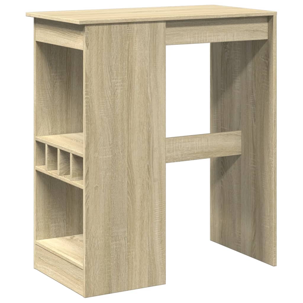 Barový Stůl S Regály 90 X 47,5 X 103,5 Cm Kompozit