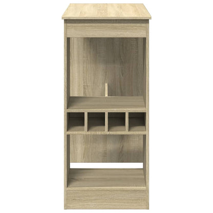 Barový Stůl S Regály 90 X 47,5 X 103,5 Cm Kompozit