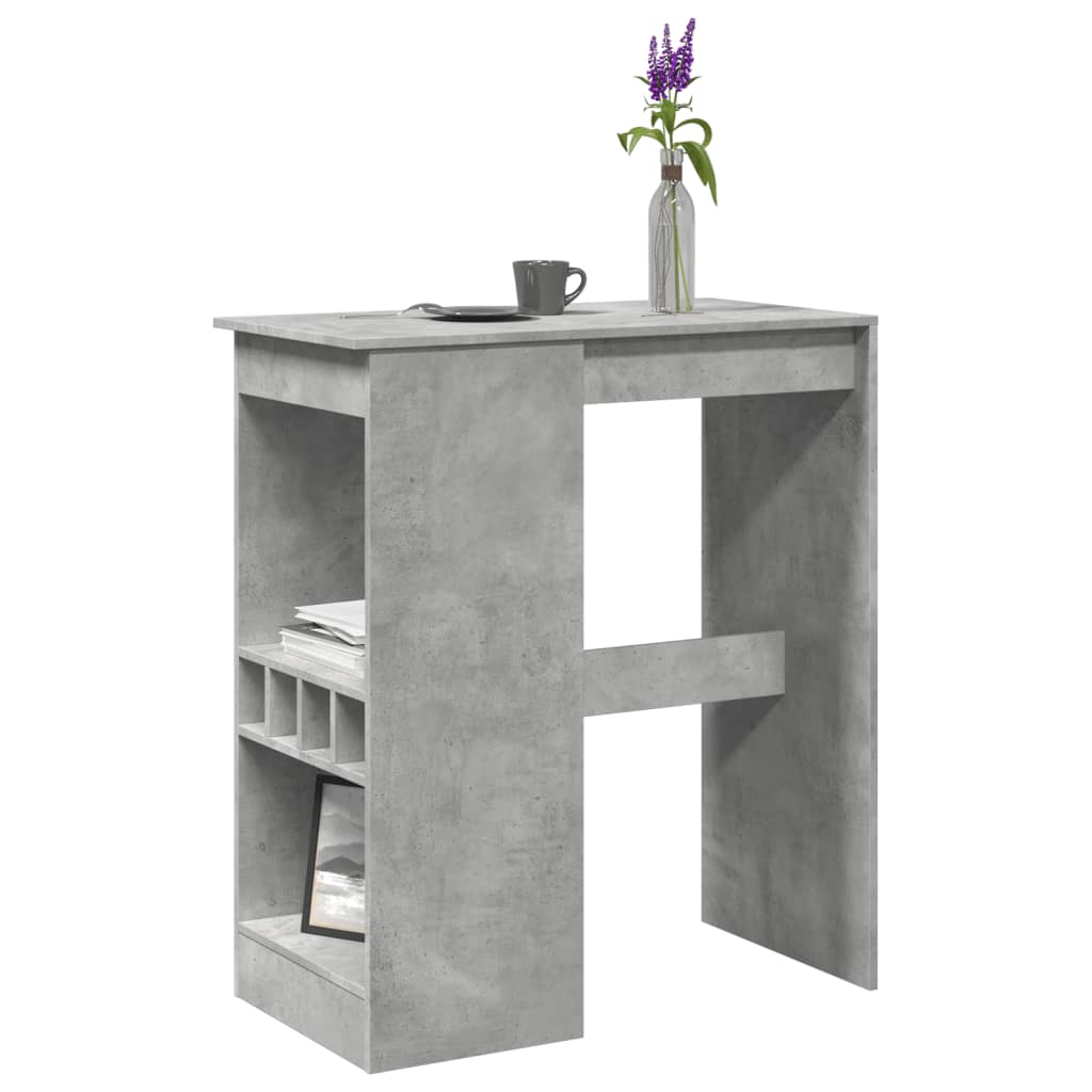 Barový Stůl S Regály 90 X 47,5 X 103,5 Cm Kompozit
