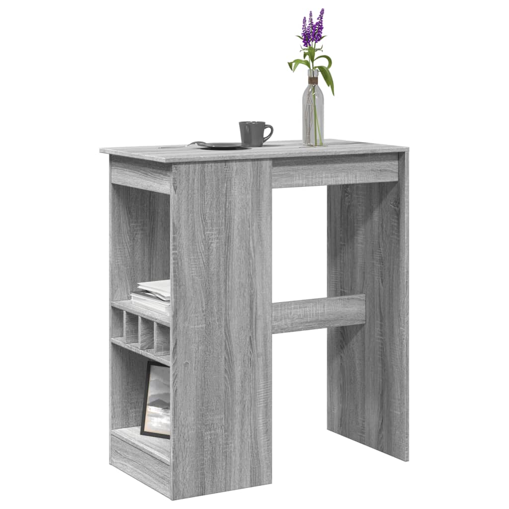 Barový Stůl S Regály 90 X 47,5 X 103,5 Cm Kompozit