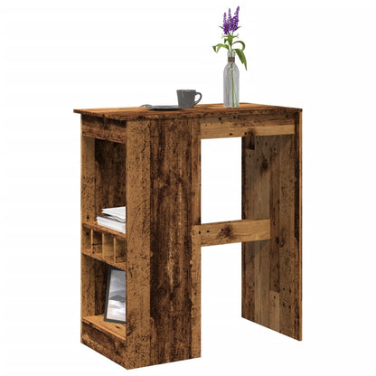Barový Stůl S Regály 90 X 47,5 X 103,5 Cm Kompozit