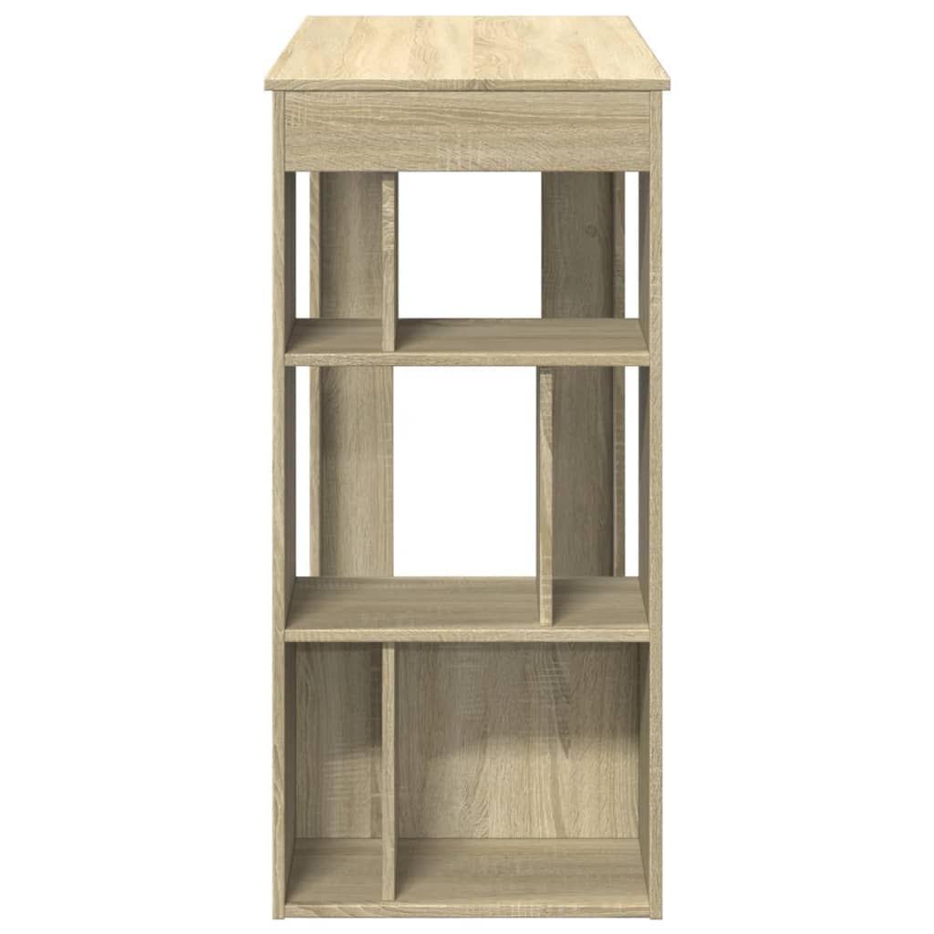 Barový Stůl S Regály 102 X 50 X 103,5 Cm Kompozit