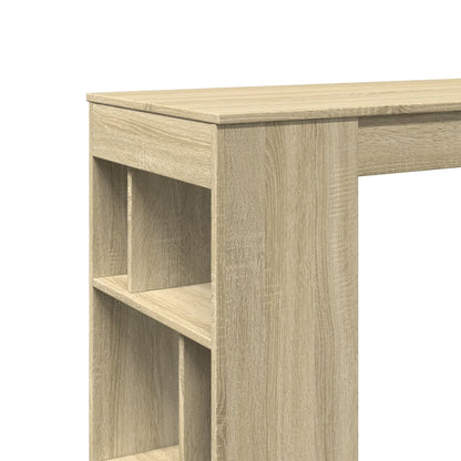 Barový Stůl S Regály 102 X 50 X 103,5 Cm Kompozit