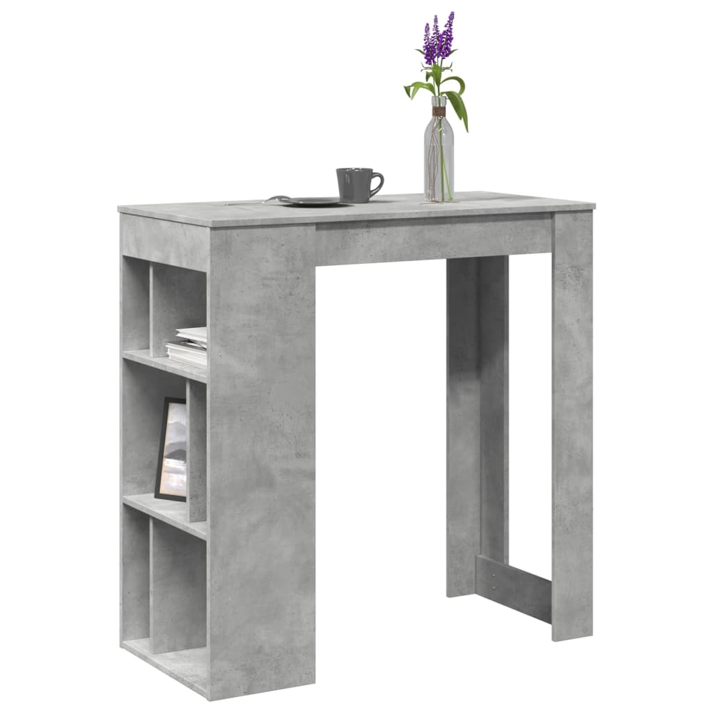 Barový Stůl S Regály 102 X 50 X 103,5 Cm Kompozit