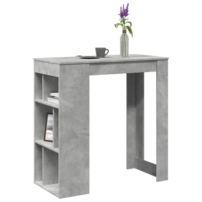 Barový Stůl S Regály 102 X 50 X 103,5 Cm Kompozit