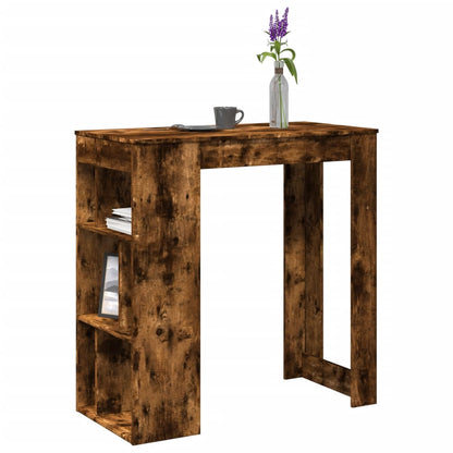 Barový Stůl S Regály 102 X 50 X 103,5 Cm Kompozit