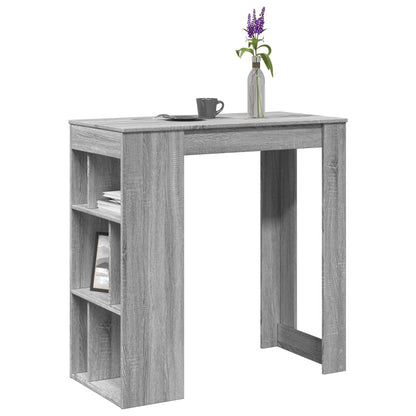 Barový Stůl S Regály 102 X 50 X 103,5 Cm Kompozit