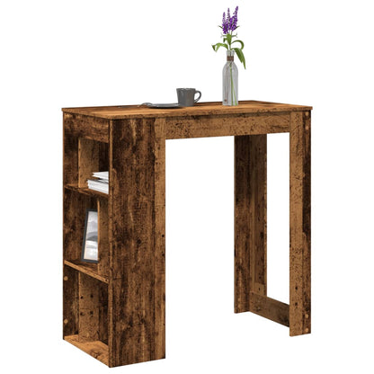 Barový Stůl S Regály 102 X 50 X 103,5 Cm Kompozit