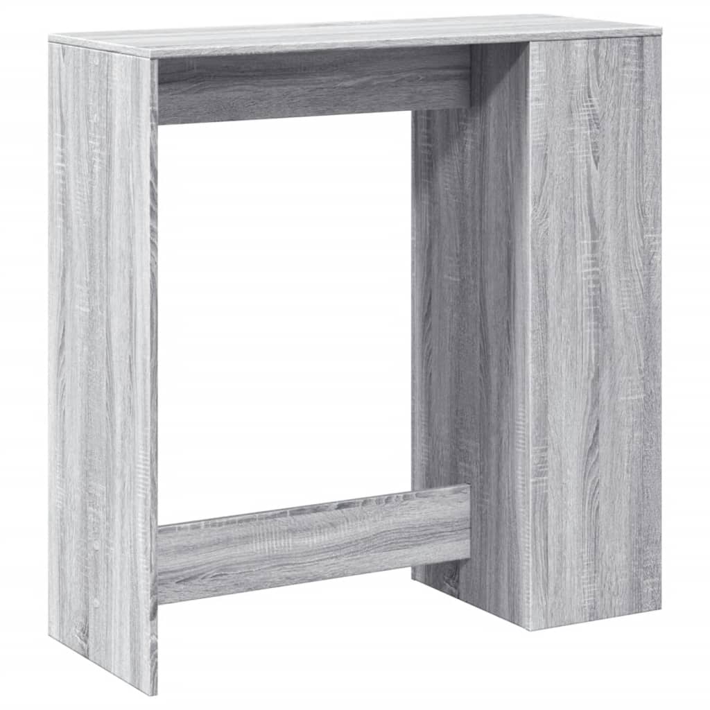 Barový Stůl S Regály Šedý Sonoma 101 X 40 X 103,5 Cm Kompozit