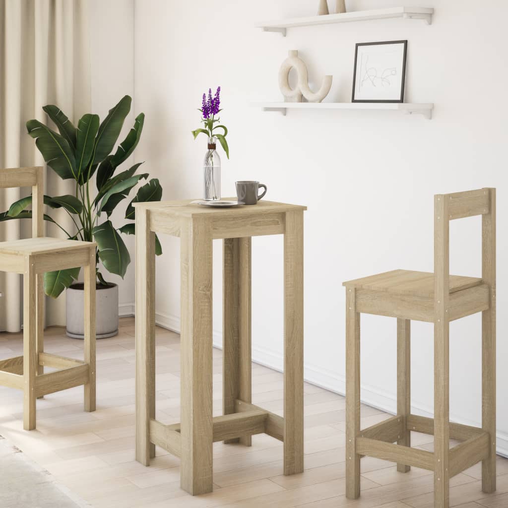 Barový Stůl 51 X 50 X 103,5 Cm Kompozitní Dřevo