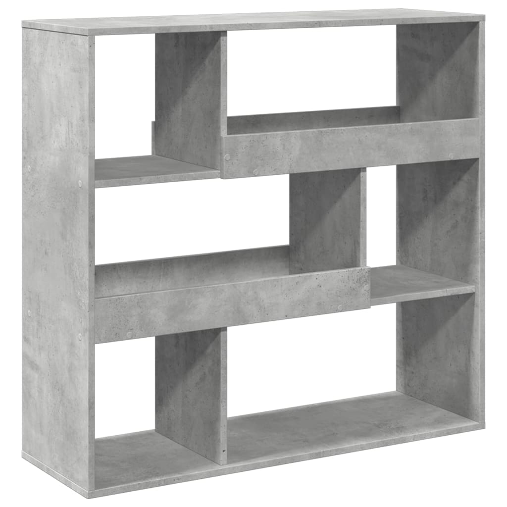 Knihovna / Dělicí Stěna Betonově Šedá 100 X 33 X 94,5 Cm