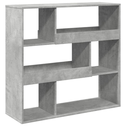 Knihovna / Dělicí Stěna Betonově Šedá 100 X 33 X 94,5 Cm