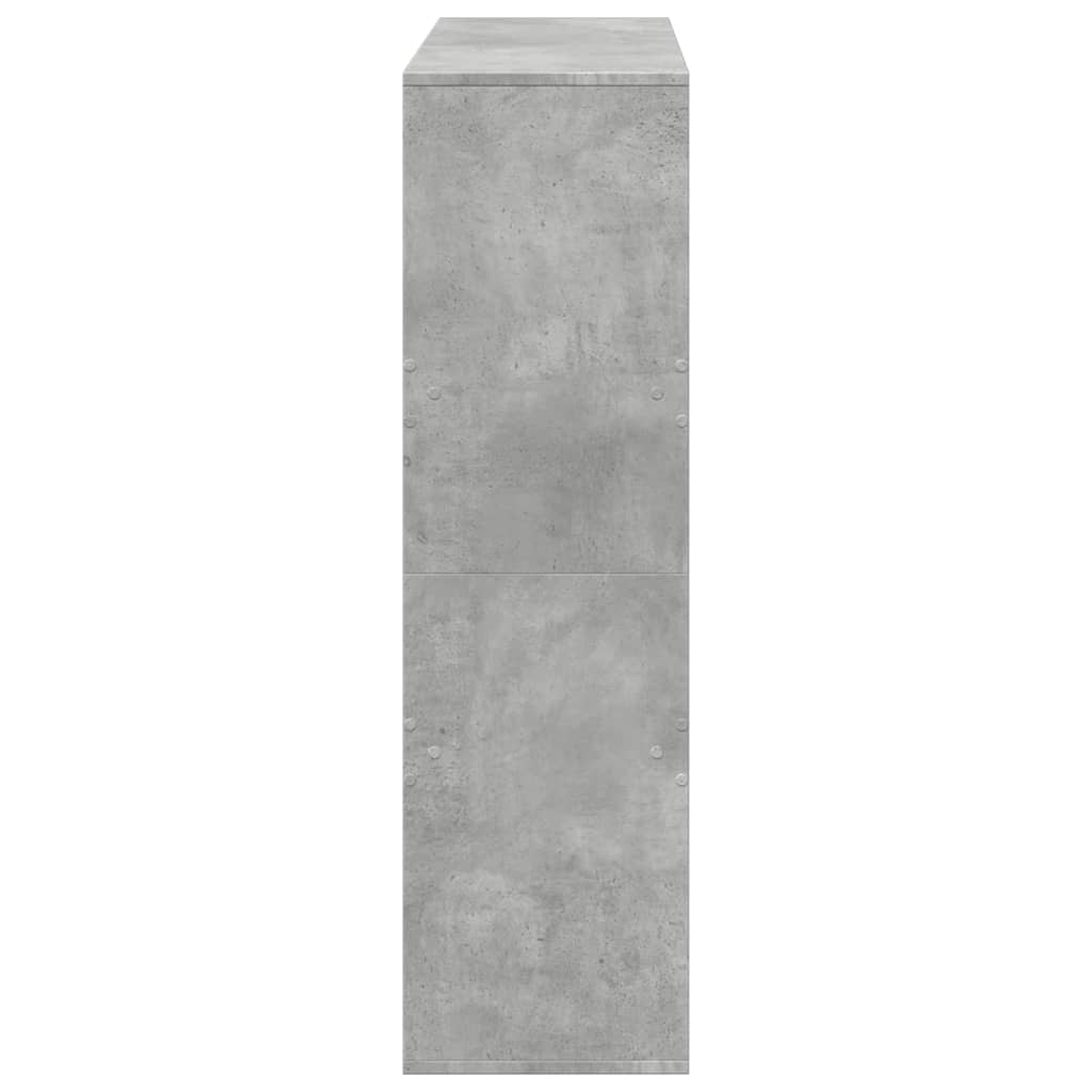 Knihovna / Dělicí Stěna Betonově Šedá 100 X 33 X