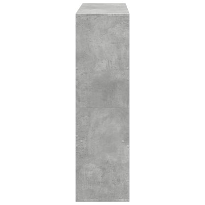 Knihovna / Dělicí Stěna Betonově Šedá 100 X 33 X